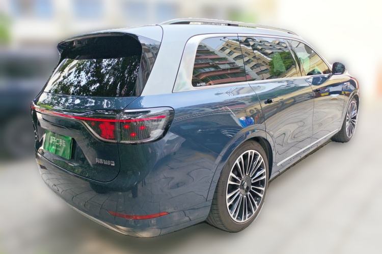 Used Hima AITO M9 2024 All-Electric Ultra Version 100 kWh 6-Seater Model Rear Right 45 Deg
