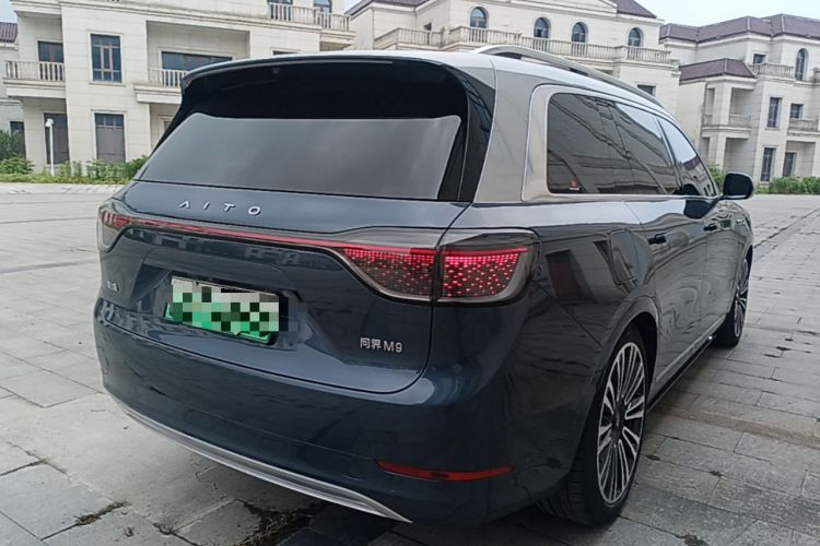 Used Hima AITO M9 2024 Range-Extended Ultra Version 42 kWh 6-Seater Model Rear Right 45 Deg