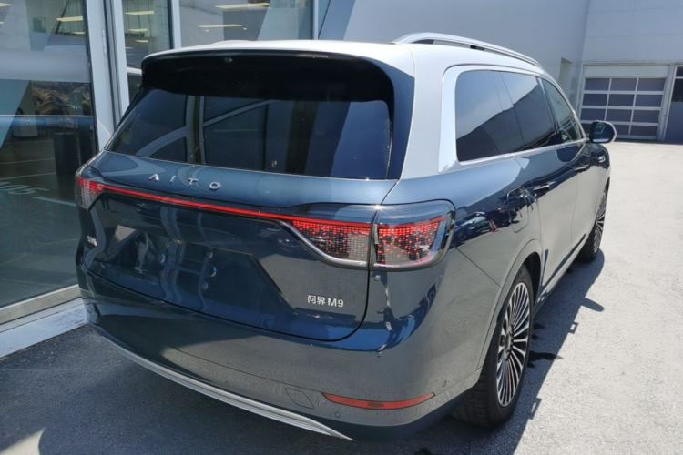 Used Hima AITO M9 2024 Range-Extended Ultra Version 52 kWh 5-Seater Model Rear Right 45 Deg