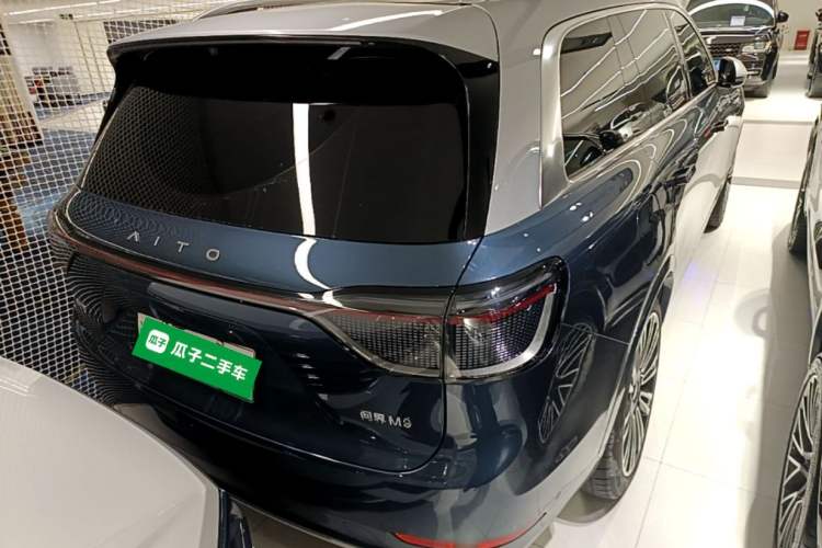 Used Hima AITO M9 2024 Range-Extended Ultra Version 42 kWh 6-Seater Model Rear Right 45 Deg