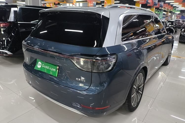 Used Hima AITO M9 2024 Range-Extended Ultra Version 42 kWh 6-Seater Model Rear Right 45 Deg