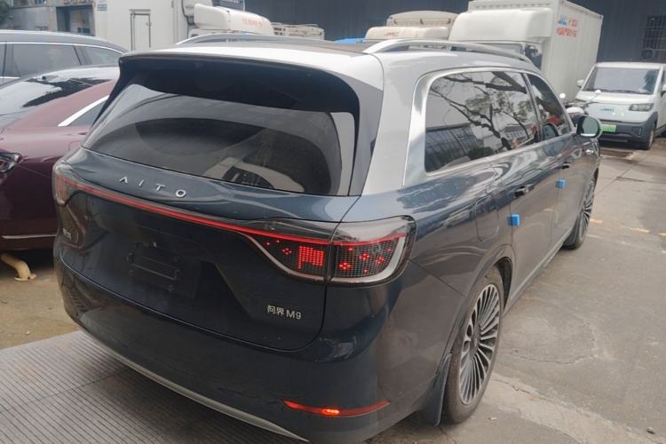 Used Hima AITO M9 2024 Range-Extended Ultra Version 52 kWh 5-Seater Model Rear Right 45 Deg