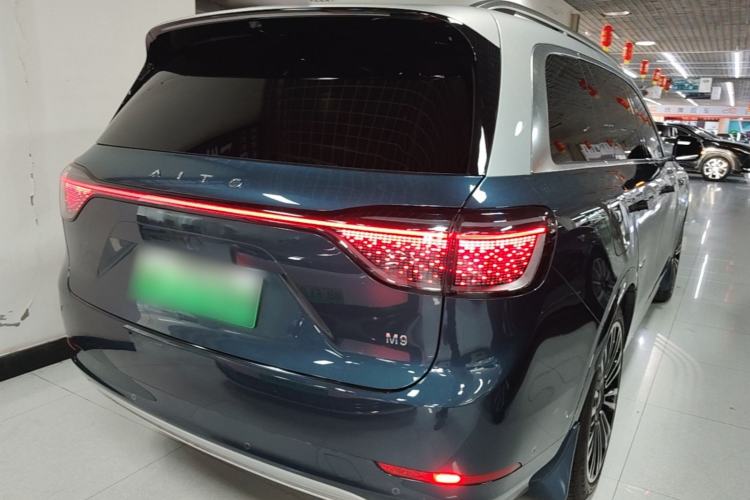 Used Hima AITO M9 2024 Range-Extended Ultra Version 42 kWh 6-Seater Model Rear Right 45 Deg
