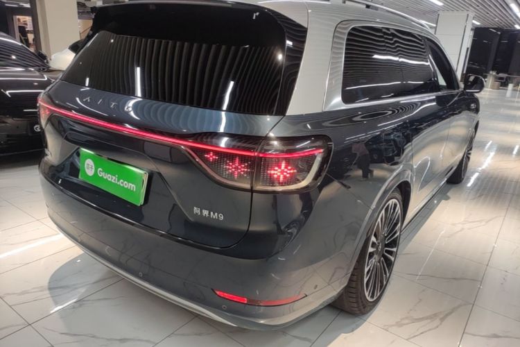 Used Hima AITO M9 2024 Range-Extended Ultra Version 42 kWh 6-Seater Model Rear Right 45 Deg
