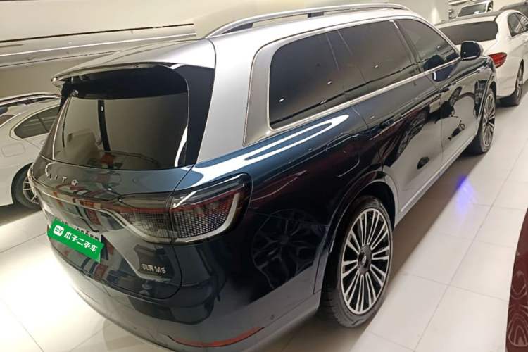 Used Hima AITO M9 2024 Range-Extended Ultra Version 42 kWh 6-Seater Model Rear Right 45 Deg