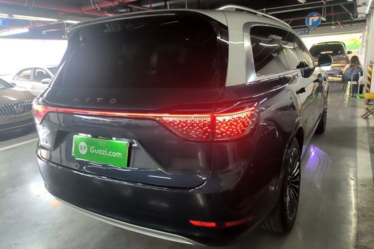 Used Hima AITO M9 2024 Range-Extended Ultra Version 42 kWh 6-Seater Model Rear Right 45 Deg