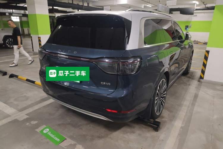 Used Hima AITO M9 2024 Range-Extended Ultra Version 42 kWh 6-Seater Model Rear Right 45 Deg