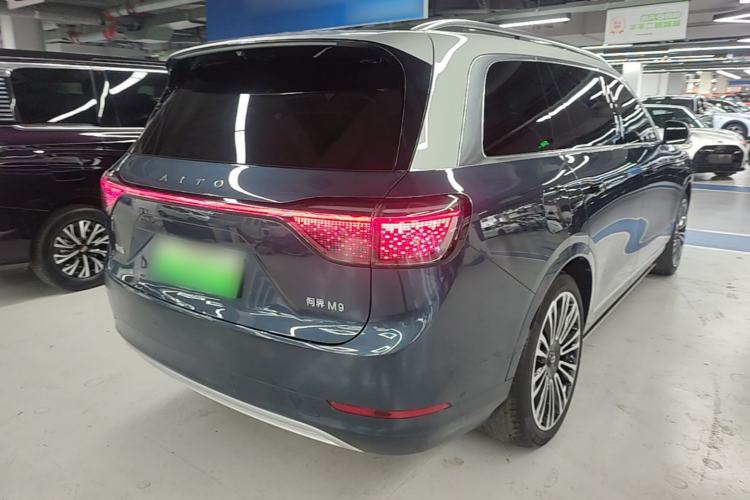 Used Hima AITO M9 2024 Range-Extended Ultra Version 52 kWh 6-Seater Model Rear Right 45 Deg