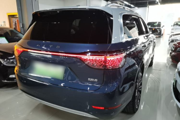 Used Hima AITO M9 2024 Range-Extended Ultra Version 52 kWh 6-Seater Model Rear Right 45 Deg