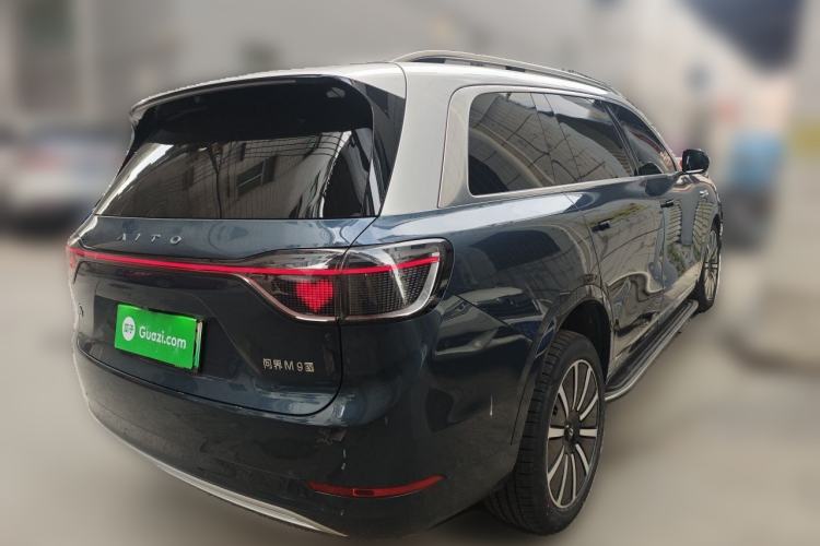 Used Hima AITO M9 2024 All-Electric Ultra Version 100 kWh 6-Seater Model Rear Right 45 Deg