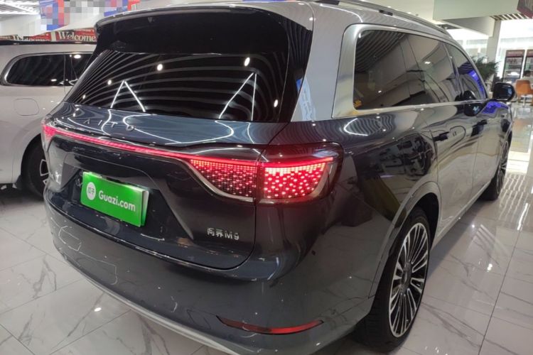 Used Hima AITO M9 2024 Range-Extended Ultra Version 52 kWh 6-Seater Model Rear Right 45 Deg