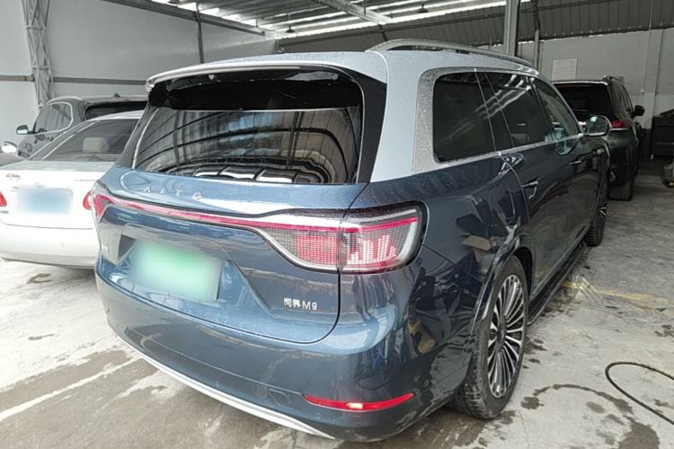 Used Hima AITO M9 2024 Range-Extended Ultra Version 42 kWh 6-Seater Model Rear Right 45 Deg