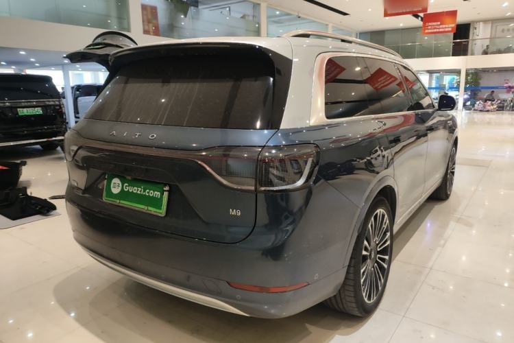 Used Hima AITO M9 2024 Range-Extended Ultra Version 42 kWh 6-Seater Model Rear Right 45 Deg