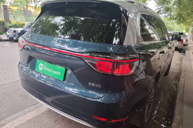 Used Hima AITO M9 2024 Range-Extended Max Edition 52 kWh 6-Seater Version Rear Right 45 Deg