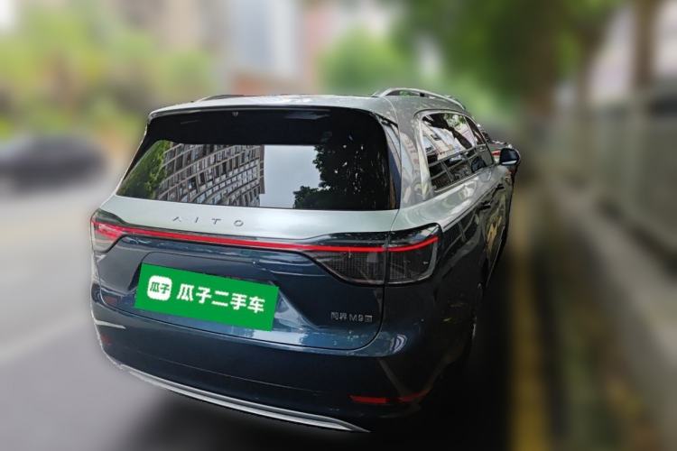 Used Hima AITO M9 2024 All-Electric Max Version 100 kWh 6-Seater Rear Right 45 Deg