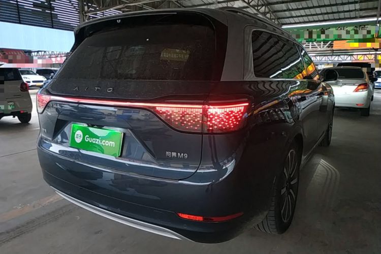 Used Hima AITO M9 2024 Range-Extended Ultra Version 42 kWh 6-Seater Model Rear Right 45 Deg
