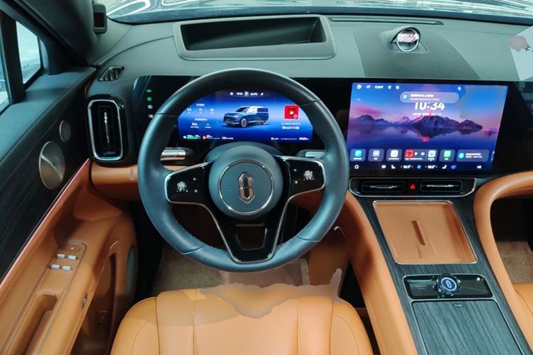Used Hima AITO M9 2024 Range-Extended Ultra Version 42 kWh 6-Seater Model Steering Wheel