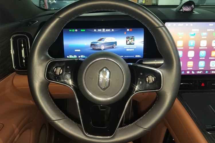 Used Hima AITO M9 2024 Range-Extended Ultra Version 42 kWh 6-Seater Model Steering Wheel