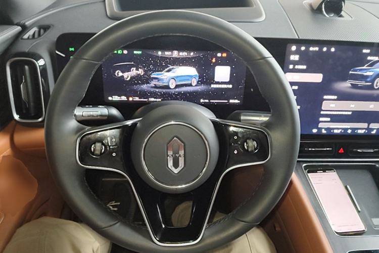 Used Hima AITO M9 2024 Range-Extended Ultra Version 52 kWh 6-Seater Model Steering Wheel