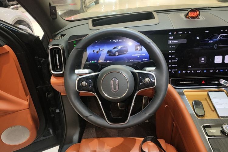 Used Hima AITO M9 2024 Range-Extended Ultra Version 42 kWh 6-Seater Model Steering Wheel