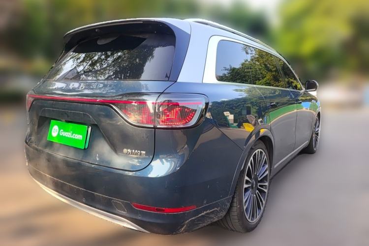 Used Hima AITO M9 2024 All-Electric Ultra Version 100 kWh 6-Seater Model Rear Right 45 Deg