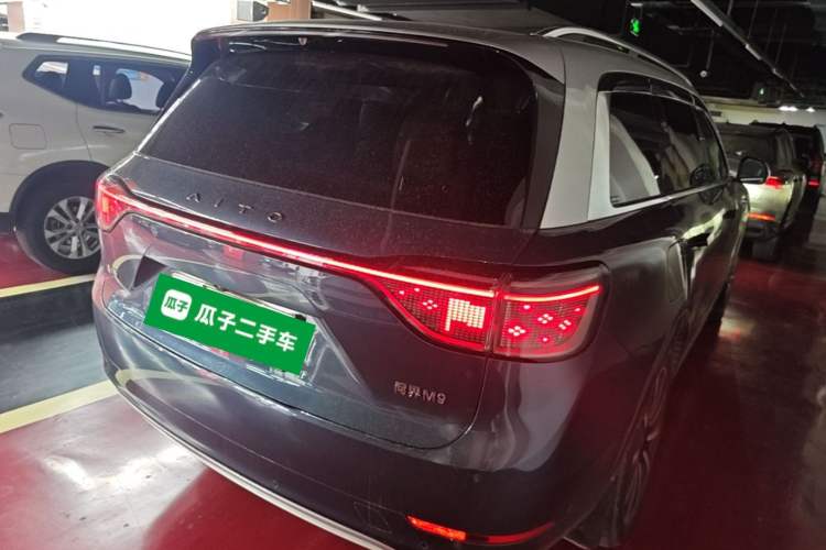 Used Hima AITO M9 2024 Range-Extended Ultra Version 42 kWh 6-Seater Model Rear Right 45 Deg