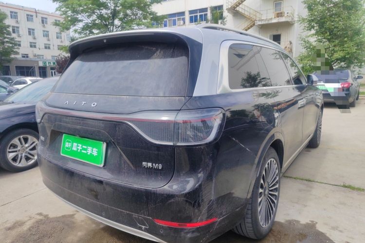 Used Hima AITO M9 2024 Range-Extended Ultra Version 52 kWh 5-Seater Model Rear Right 45 Deg