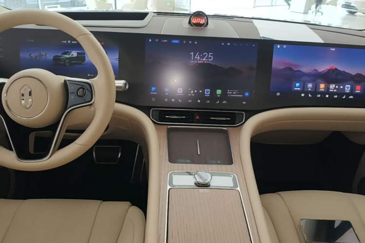 Used Hima AITO M9 2024 All-Electric Ultra Version 100 kWh 6-Seater Model Audio And AC Panel