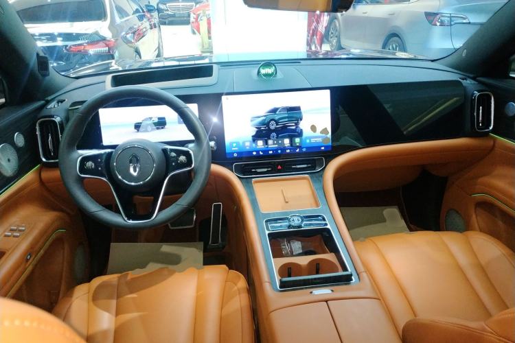 Used Hima AITO M9 2024 Range-Extended Max Edition 42 kWh 6-Seater Version Center Console