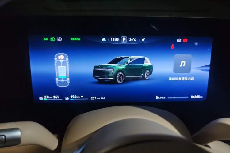 Used Hima AITO M9 2024 Range-Extended Ultra Version 42 kWh 6-Seater Model Instrument Cluster