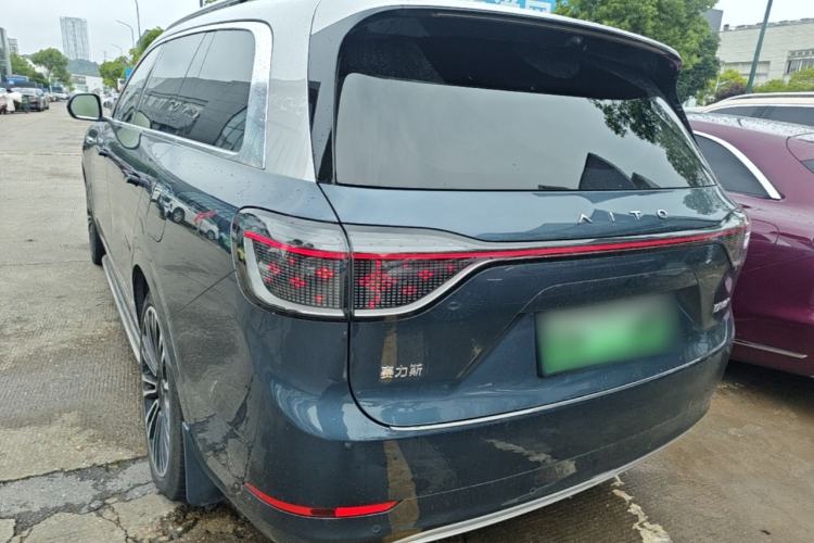 Used Hima AITO M9 2024 All-Electric Ultra Version 100 kWh 6-Seater Model Rear Left 45 Deg