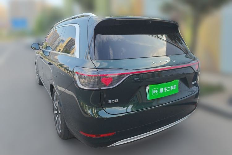 Used Hima AITO M9 2024 All-Electric Ultra Version 100 kWh 6-Seater Model Rear Left 45 Deg
