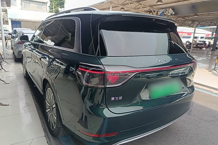 Used Hima AITO M9 2024 All-Electric Ultra Version 100 kWh 5-Seater Model Rear Left 45 Deg
