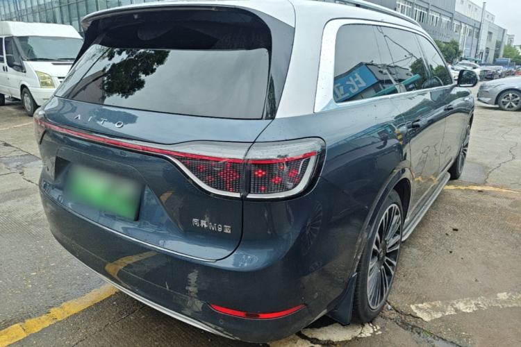 Used Hima AITO M9 2024 All-Electric Ultra Version 100 kWh 6-Seater Model Rear Right 45 Deg