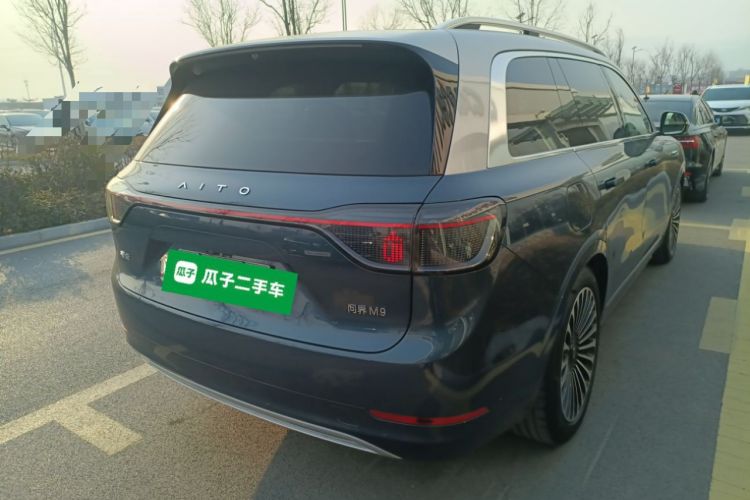 Used Hima AITO M9 2024 Range-Extended Ultra Version 52 kWh 5-Seater Model Rear Right 45 Deg