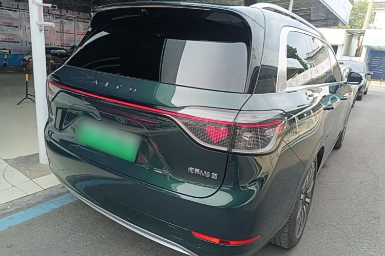 Used Hima AITO M9 2024 All-Electric Ultra Version 100 kWh 5-Seater Model Rear Right 45 Deg