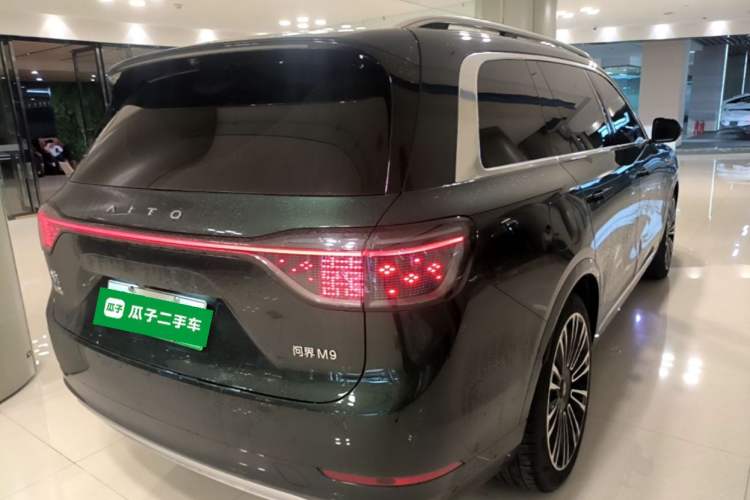 Used Hima AITO M9 2024 Range-Extended Max Edition 42 kWh 6-Seater Version Rear Right 45 Deg