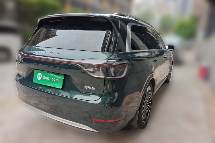 Used Hima AITO M9 2024 Range-Extended Ultra Version 52 kWh 6-Seater Model Rear Right 45 Deg