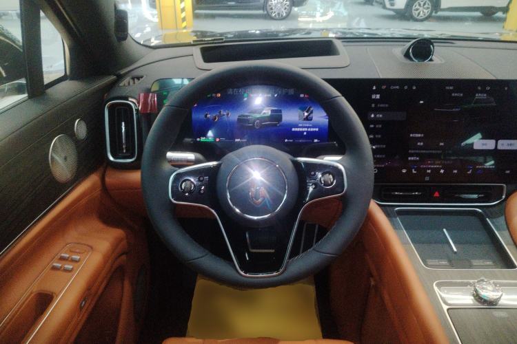 Used Hima AITO M9 2024 Range-Extended Ultra Version 52 kWh 6-Seater Model Steering Wheel