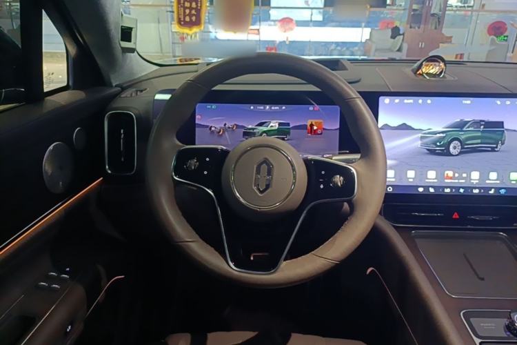 Used Hima AITO M9 2024 Range-Extended Ultra Version 52 kWh 5-Seater Model Steering Wheel
