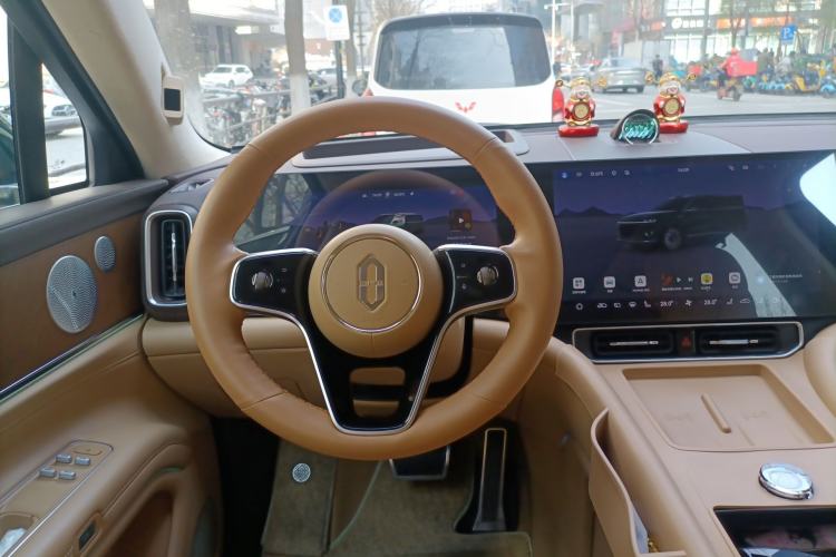 Used Hima AITO M9 2024 Range-Extended Ultra Version 42 kWh 6-Seater Model Steering Wheel