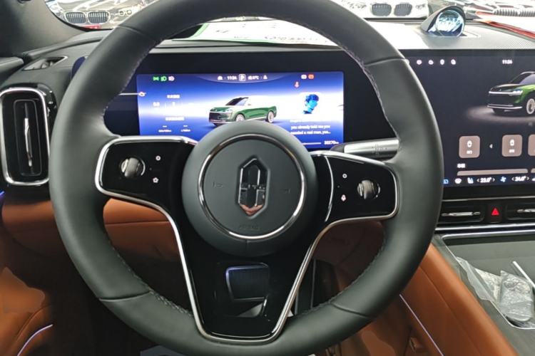 Used Hima AITO M9 2024 Range-Extended Ultra Version 42 kWh 6-Seater Model Steering Wheel