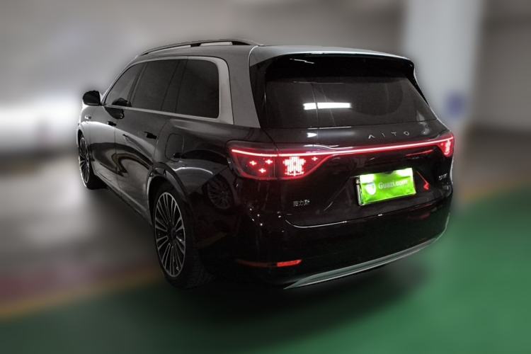 Used Hima AITO M9 2024 All-Electric Ultra Version 100 kWh 6-Seater Model Rear Left 45 Deg