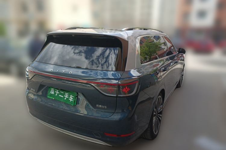 Used Hima AITO M9 2024 Range-Extended Ultra Version 42 kWh 6-Seater Model Rear Right 45 Deg