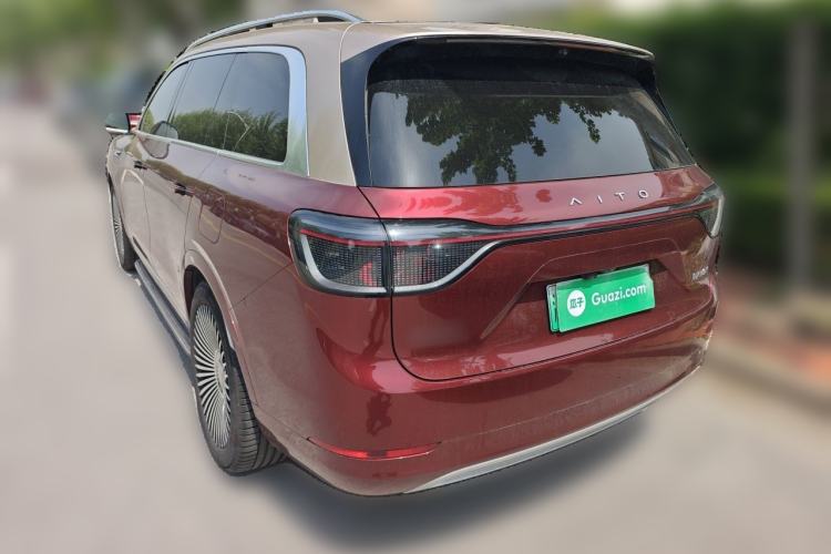 Used Hima AITO M9 2024 All-Electric Ultra Version 100 kWh 6-Seater Model Rear Left 45 Deg