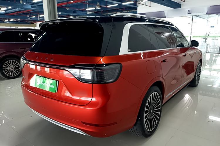 Used Hima AITO M9 2024 Range-Extended Ultra Version 52 kWh 6-Seater Model Rear Right 45 Deg