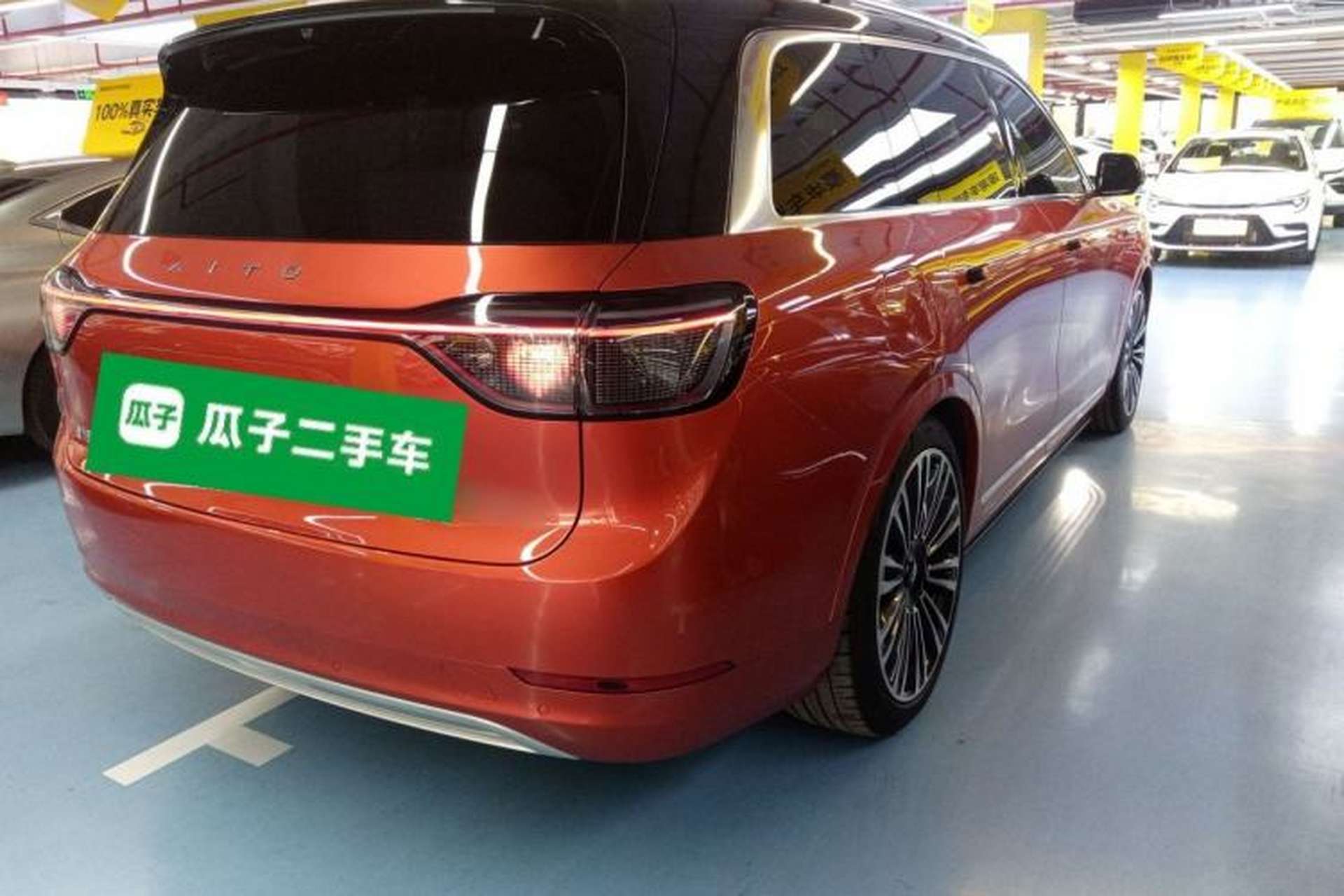 Used Hima AITO M9 2024 Range-Extended Ultra Version 52 kWh 5-Seater Model Rear Right 45 Deg
