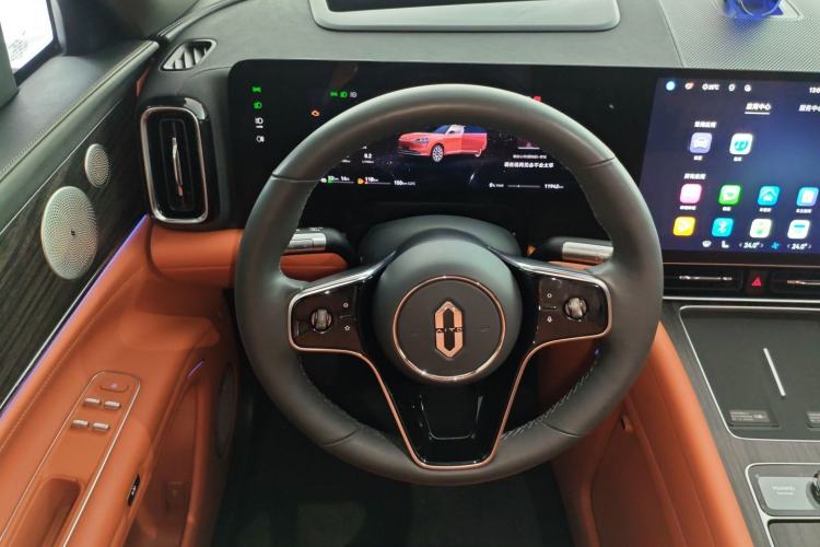 Used Hima AITO M9 2024 Range-Extended Ultra Version 52 kWh 6-Seater Model Steering Wheel