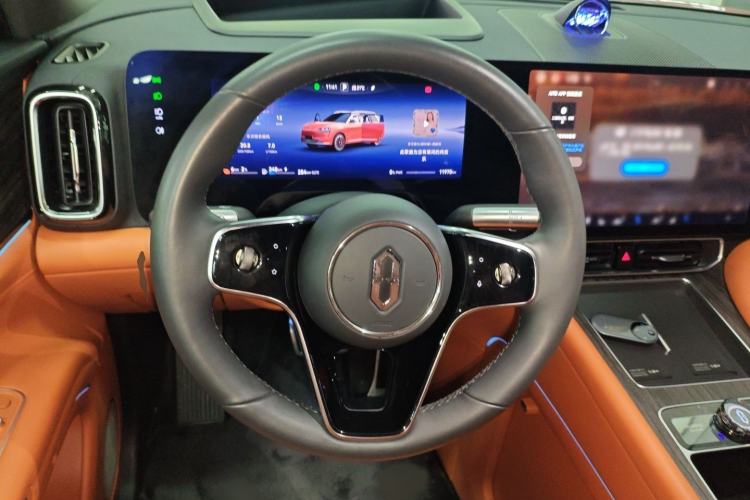 Used Hima AITO M9 2024 Range-Extended Ultra Version 52 kWh 5-Seater Model Steering Wheel