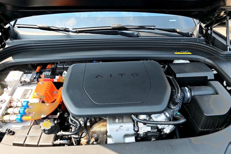 Used Hima AITO M9 2025 Extended-Range Ultra Version 52 kWh 6-Seater Engine Bay